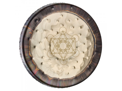 Sonic Energy 22'' Soundscape Gong Metatron's Cube SGMC22