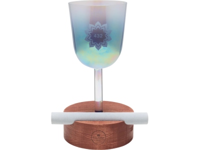 Sonic Energy Wooden Holder for Essence Crystal Singing Bowls & Crystal Tuning Forks, Large