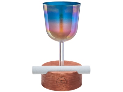 Sonic Energy Wooden Holder for Essence Crystal Singing Bowls & Crystal Tuning Forks, Medium