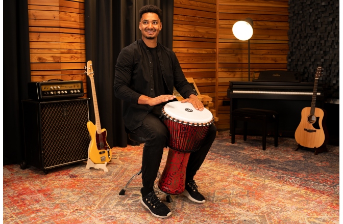 Meinl TSA Djembe - Pharaoh's Script, Extra-Large - Goat Head