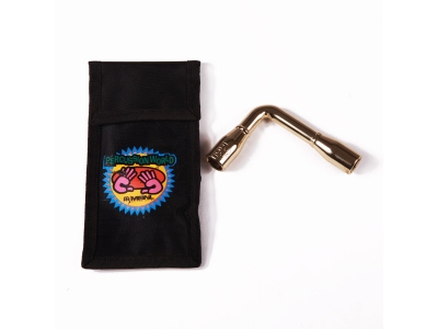 tuning key L shaped - gold 13 + 14 mm for congas
