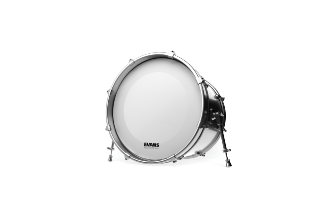 Membrană de Tobă Mare Evans EQ3 Resonant Coated White BD Head No Port 24 Inch