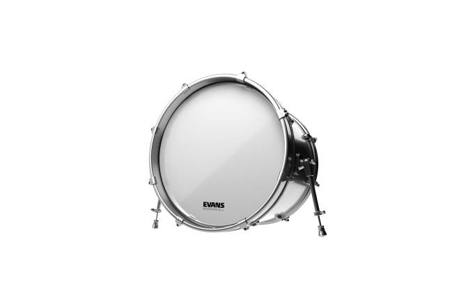 Membrană de Tobă Mare Evans EQ3 Resonant Smooth White BD Head No Port 26 Inch