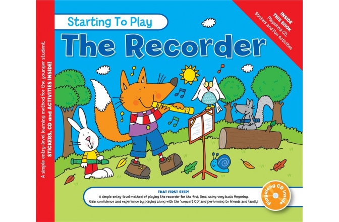 Metodă de blockflute No brand Music for Kids Starting To Play The Recorder