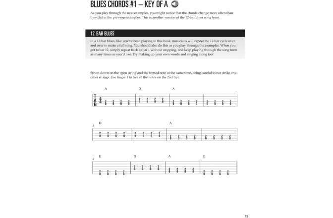 Metodă de chitară pentru copii No brand Hal Leonard Guitar Method: Blues Guitar For Kids (Book/Online Audio)