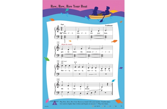 Metodă de Pian No brand Piano Adventures Lesson Book 1