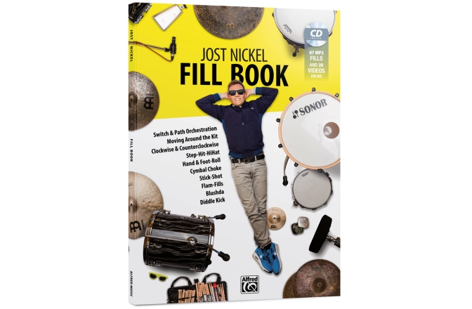 Metode pentru toboșari Meinl Jost Nickel Fill BOOK