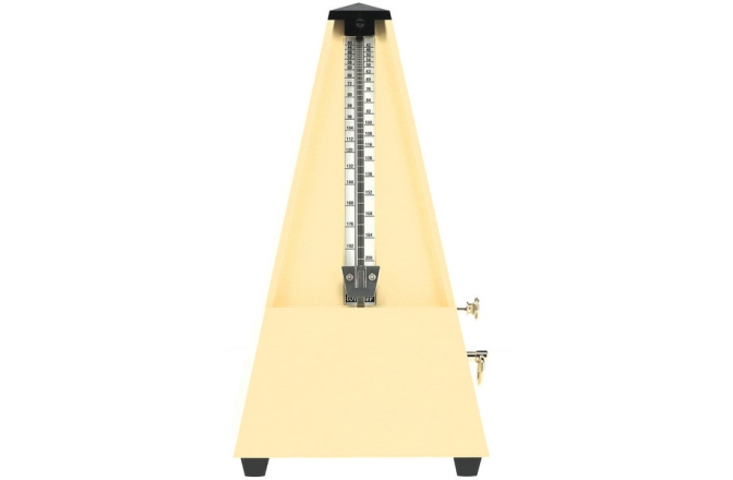 Metronom Wittner  Forma de piramida Culoarea fildesului 817K