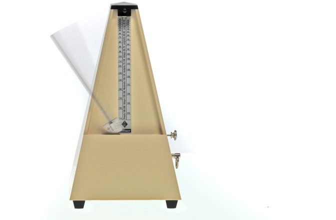 Metronom Wittner  Forma de piramida Culoarea fildesului 817K