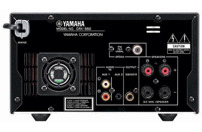 Micro sistem Hi-Fi audio Yamaha MCR- 550 Brown Black