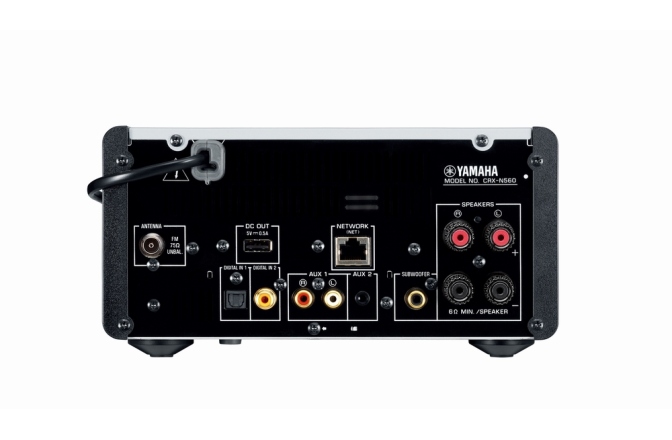 Micro sistem Hi-Fi audio Yamaha MCR-560 Piano Black Black