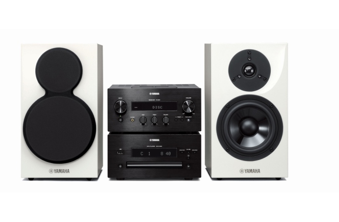 Microsistem Hi-Fi Yamaha MCR-840 Black Piano White