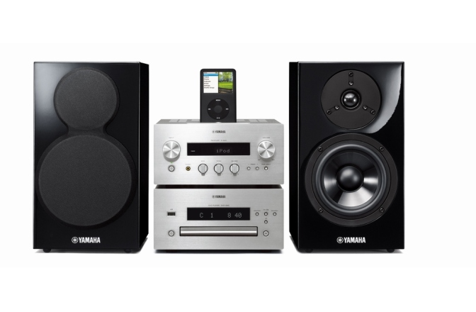 Microsistem Hi-Fi Yamaha MCR-840 Black Piano White