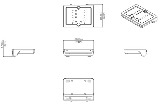 Microfon anunțuri Optimal Audio TALK 8