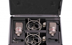 Set stereo cu doua microfoane Neumann TLM 103 cu suspensie elastica.