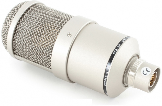Microfon de studio condenser cardioid pe lampa Neumann M147 Tube