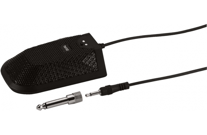 Microfon de suprafață și montaj Monacor ECM-304BD/BK