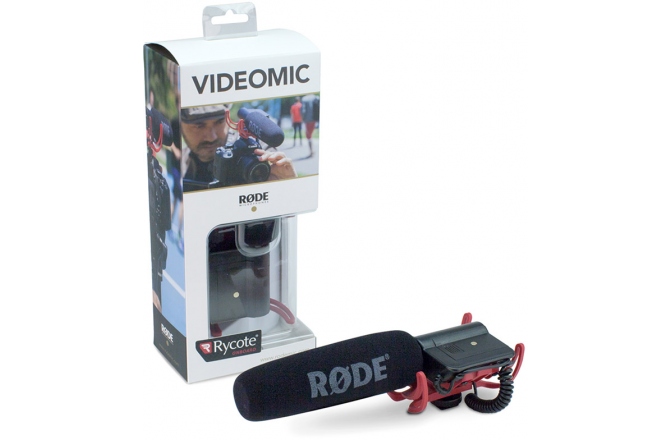 Microfon de tip shotgun Rode VideoMic Rycote