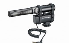 Microfon condenser de tip shotgun cu montare pe camera de filmat Audio-Technica AT8024