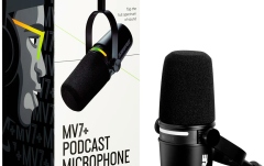 MIcrofon podcast Shure MV7 Plus Black