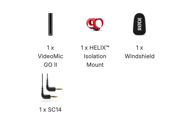Microfon Shotgun Rode Video On-Camera Light Weight MKII With Helix Mount
