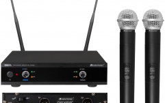 Microfon wireless dual Omnitronic UHF-E2 Wireless Mic System 527.5/529.7MHz