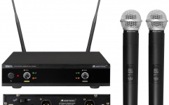 Microfon wireless dual Omnitronic UHF-E2 Wireless Mic System 828.6/831.1MHz