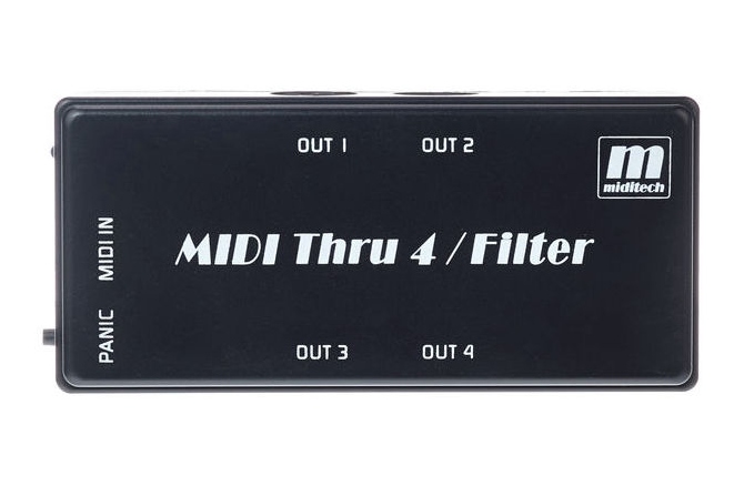 Distribuitor de semnal MIDI Miditech Midi Thru 4 / Filter