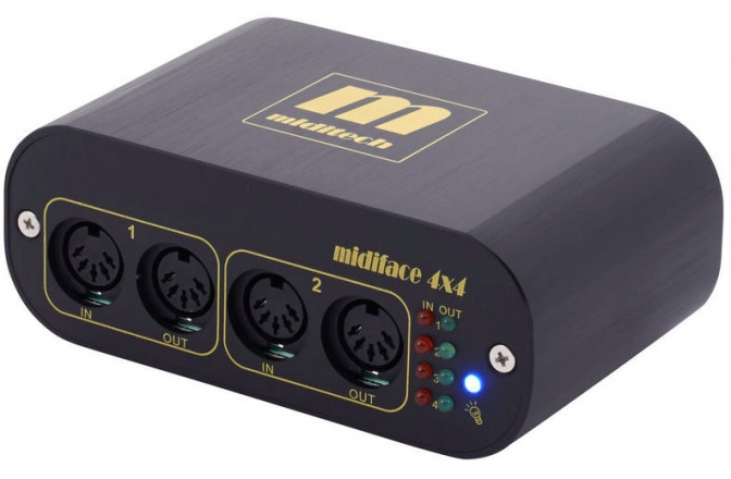 Interfata MIDI USB Miditech MidiFace 4x4