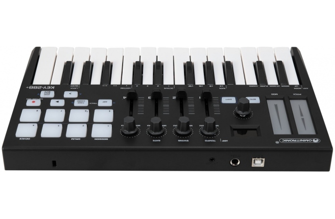 Mini Claviatura Omnitronic KEY-288+ MIDI Controller