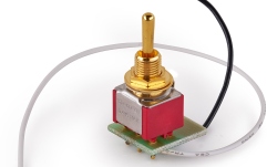 Mini Comutator chitară MEC Pickups  Mini Toggle Switch Assembly for Warwick Streamer Jazzman - Gold