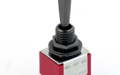 Mini Comutator chitară MEC Pickups  Mini Toggle Switch, Flat, Solder Lugs, ON/ON/ON, DP3T - Black