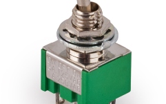 Mini Comutator chitară MEC Pickups  Mini Toggle Switch, Long, Solder Lugs, ON/OFF/ON, DP3T - Chrome