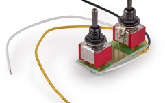Mini comutator MEC Pickups  Mini Toggle Switch Assembly for Coil Splitting on Humbucking Pickups - Black