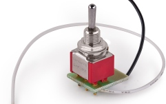 Mini comutator MEC Pickups  Mini Toggle Switch Assembly for Warwick Streamer Jazzman - Chrome