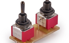 Mini comutator  MEC Pickups  Mini Toggle Switch Assembly for Warwick Streamer LX LTD 2009 - Black