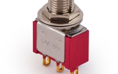 Mini comutator MEC Pickups  Mini Toggle Switch, Short, Solder Lugs, ON/ON, SPDT - Chrome