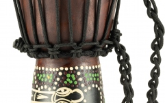 Mini Djembe Meinl African Style Mini Djembe - Dark Serpent Design