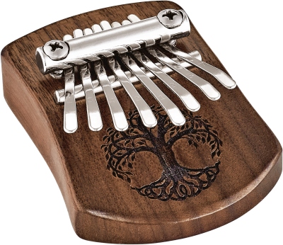 Meinl Mini Kalimba Sonic Energy Solid ''Tree of Life'' Mini Kalimba - 8 notes / black walnut
