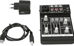 Mini Mixer Audio cu Interfață USB Omnitronic MRS-502 USB