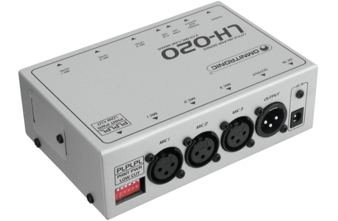 mini mixer Omnitronic LH-020 3-Channel Mic Mixer