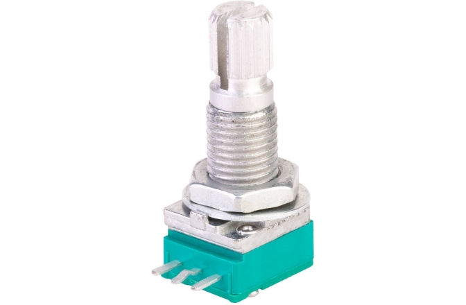 Mini Potențiometru MEC Pickups  Mono Mini Potentiometer, 15C250K, Split Shaft, Lefthand