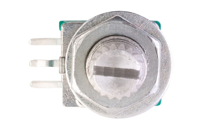 Mini Potențiometru MEC Pickups  Mono Mini Potentiometer, 15C250K, Split Shaft, Lefthand