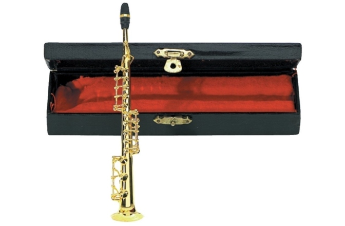 Miniatură decorativă saxofon sopran Gewa Miniature Soprano Sax