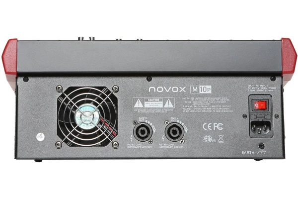 Novox M10P Powered Audio Mixer — 4