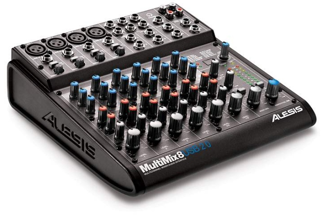 Mixer analogic Alesis MultiMix 8 USB 2.0