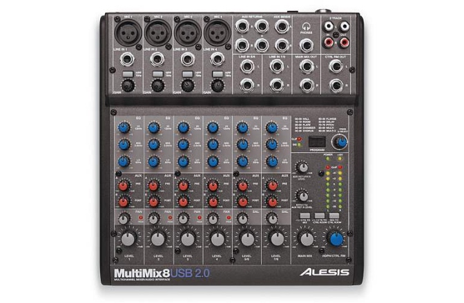 Mixer analogic Alesis MultiMix 8 USB 2.0