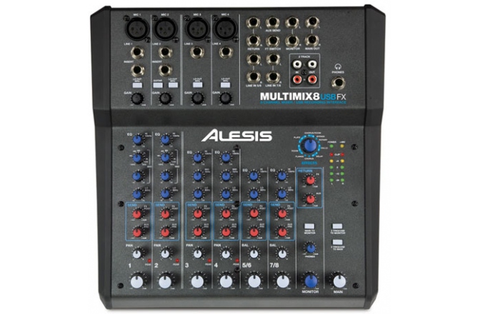Mixer analogic interfata USB Alesis MultiMix 8 USB FX