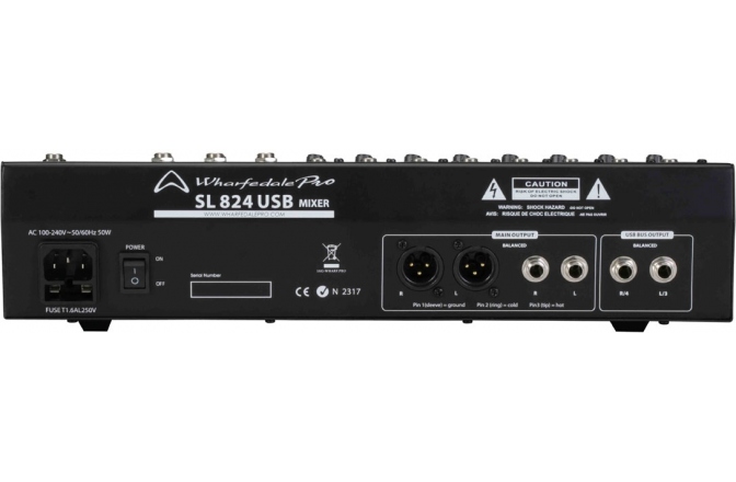 Mixer analogic Wharfedale Pro SL 824 USB