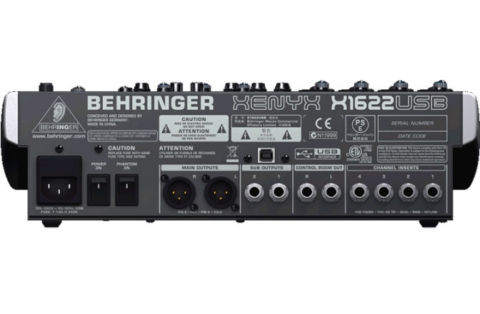 Mixer audio analogic Behringer Xenyx X1622 USB
